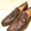 Miniature : Vintages mocassins en cuir croco marron  des années 80