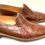 Miniature : Mocassins en cuir marron et en cuir python des années 80