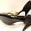 Miniature : So fantastique Vintages Escarpins en cuir et Pailette des années 70