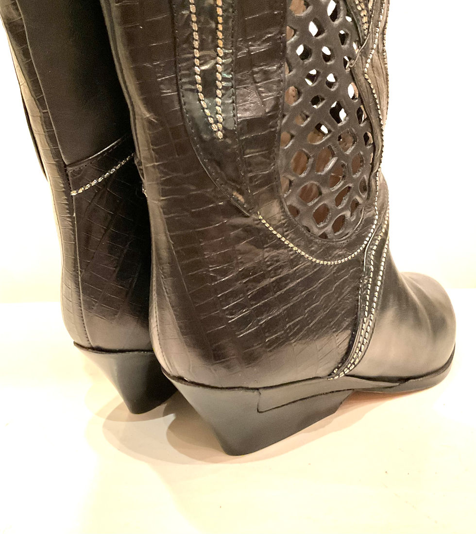 Thumbnail: So fun bottes des années 80 en cuir