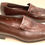 Miniature : Vintages mocassins en cuir croco marron  des années 80