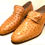 Miniature : Vintages mocassins en véritable autruche des années 70