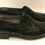 Miniature : Mocassins en cuir et croco noir des années 80