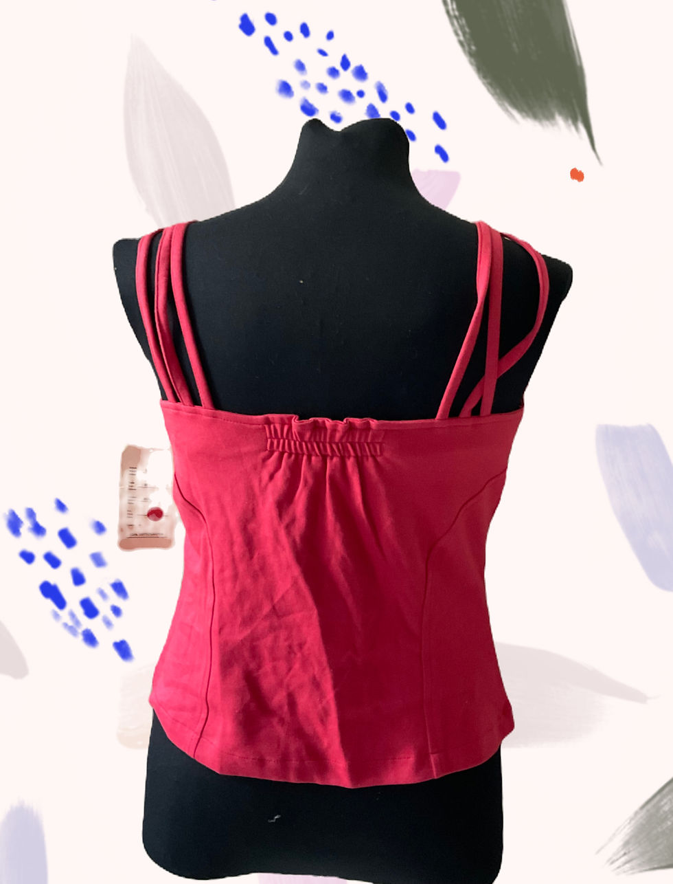 Thumbnail: So top Vava en coton rouge taille 38