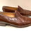 Miniature : Mocassins en cuir marron et en cuir python des années 80