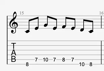 Pattern based on the triad shape - Pic. 5 | Grokit Guitar