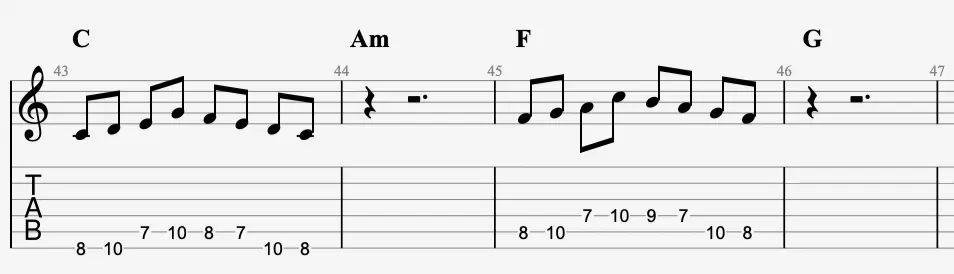How to Practice the Major Scale Better: Triad-Based Patterns - Pic. 9 | Grokit Guitar