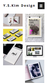 디자인 카테고리 템플릿 – 미니멀 디자인 포트폴리오