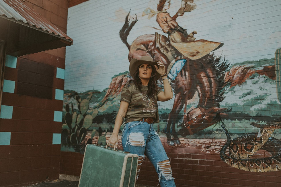 Thumbnail: Still Make Cheyenne Camo Crop Tee