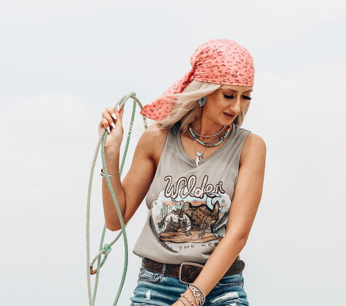 Wilder Than The Rest Flowy Muscle Tank. | Wild 9 and Co