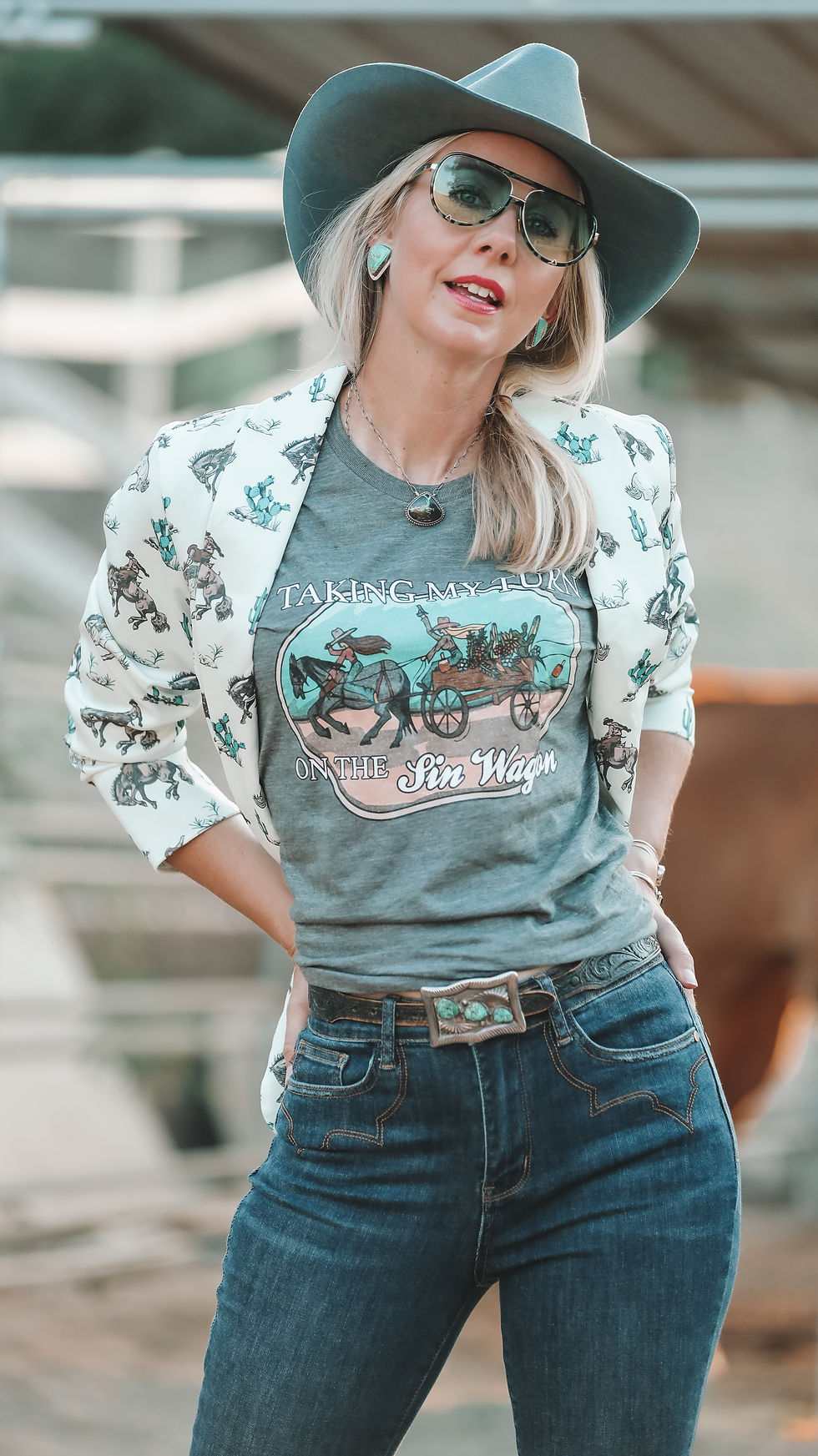 Thumbnail: Sin Wagon Grey Acid Wash Distressed Tee