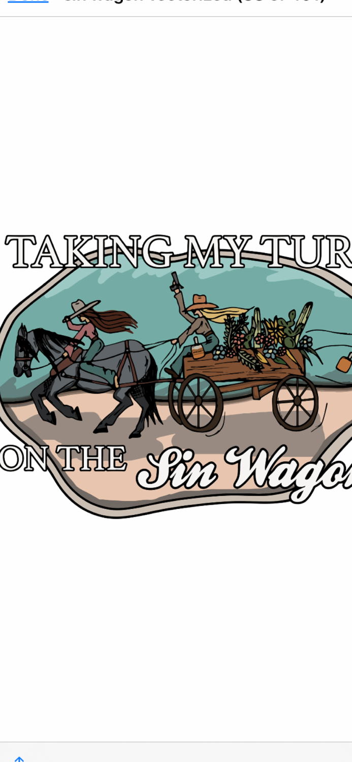 Thumbnail: Sin Wagon Grey Acid Wash Distressed Tee