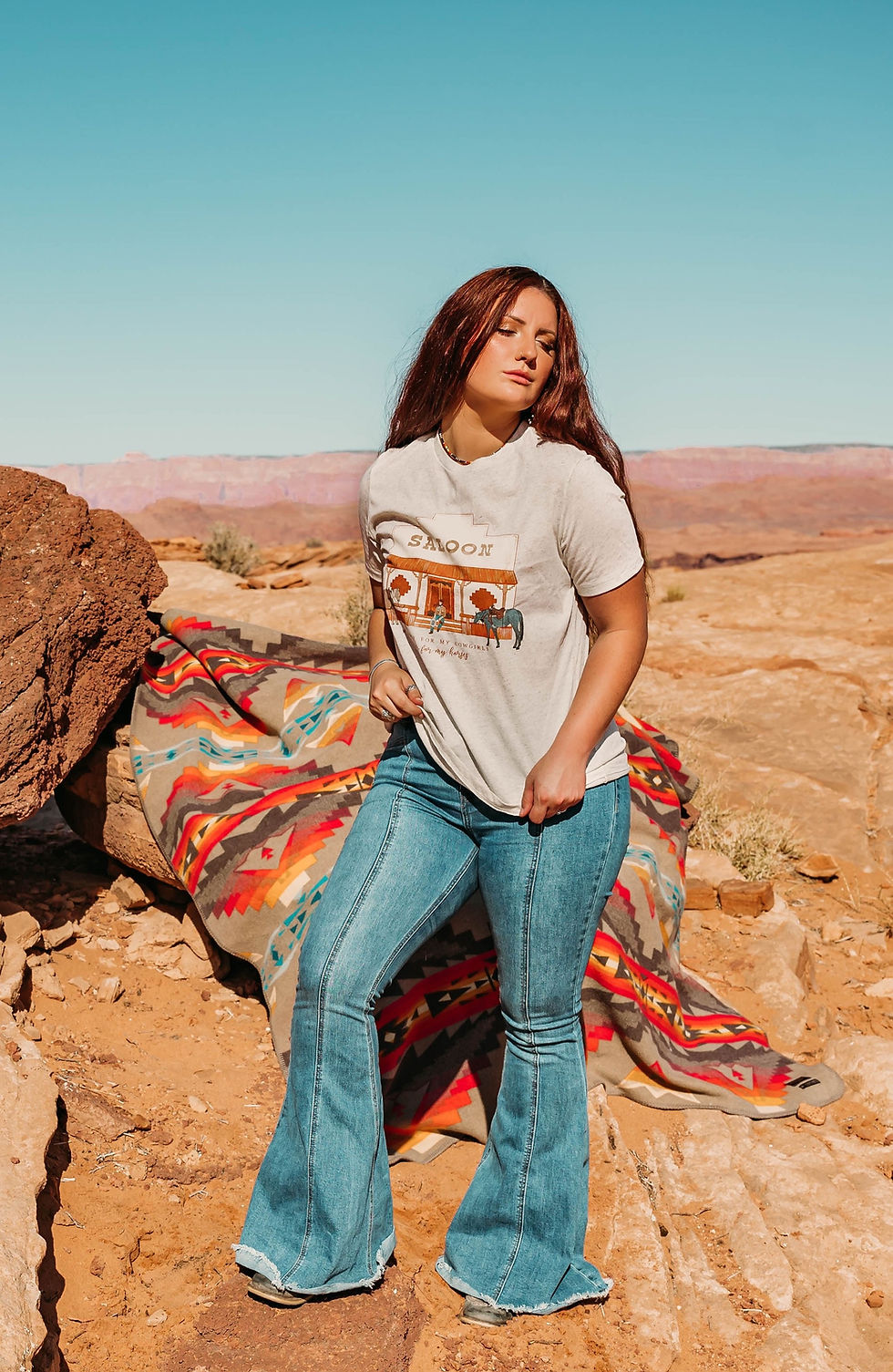 Beer For My Horses Heather Dust Tee