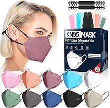Thumbnail: NNPCBT 100 Pack Black Disposable 3-Ply Breathable Face Masks with Earloops
