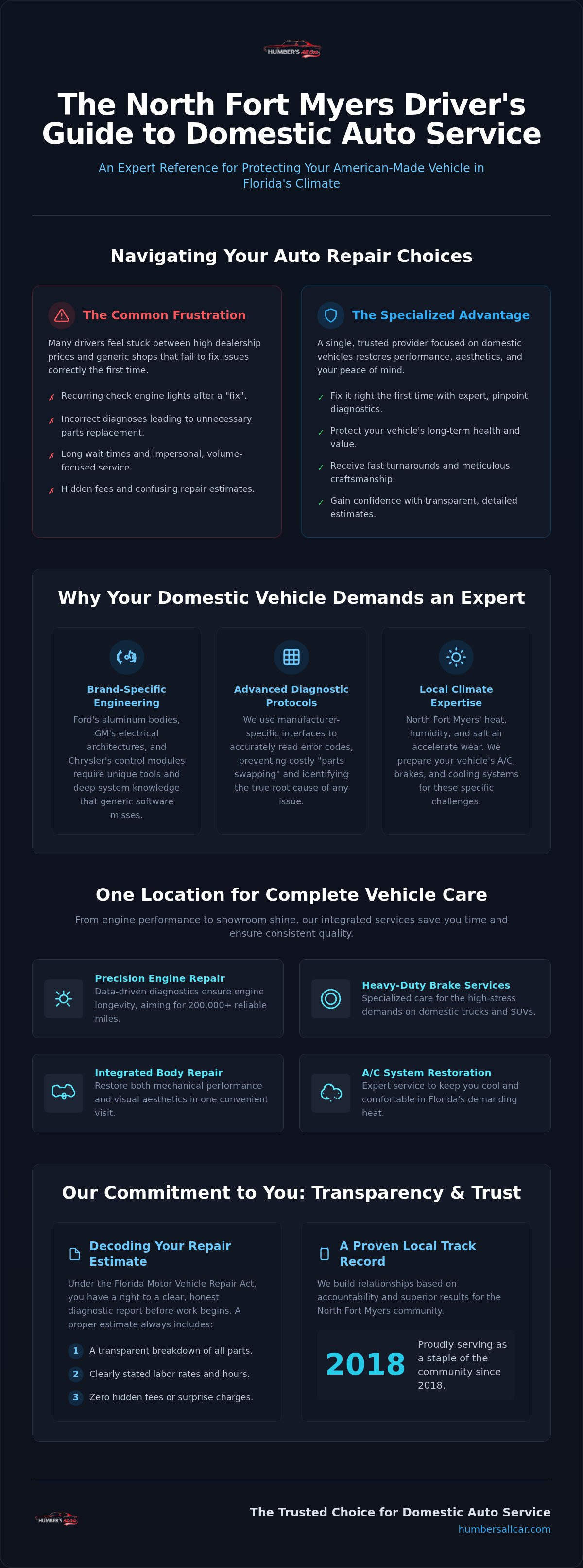 Domestic auto service N Fort Myers