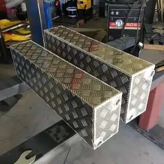 Custom Aluminium Fuel Tank fabrication Woods West Metalworks