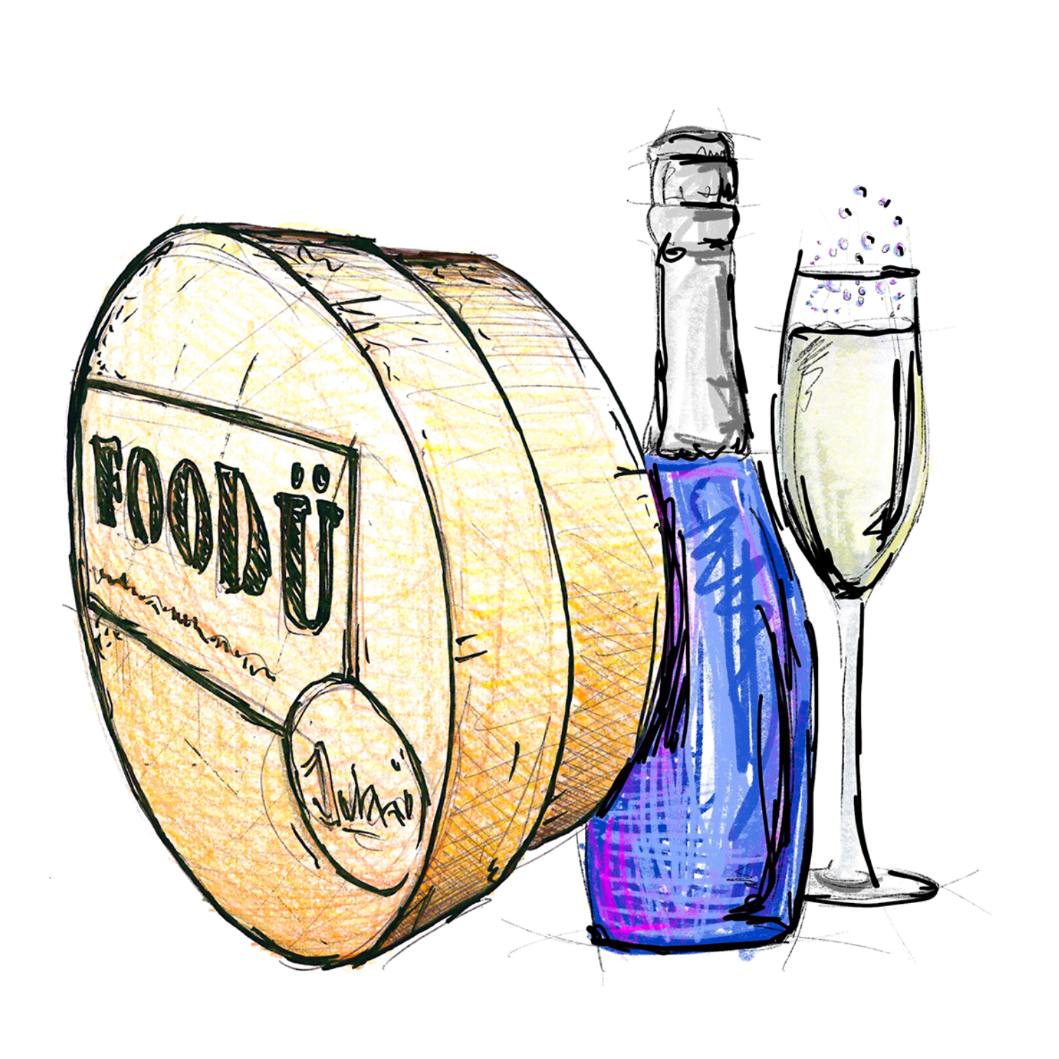 Kaasfondue Mousserende wijn