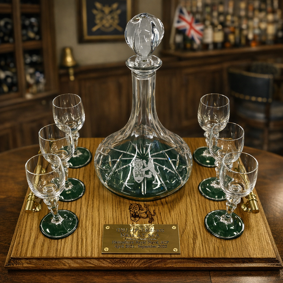 Decanter& Glasses Tray