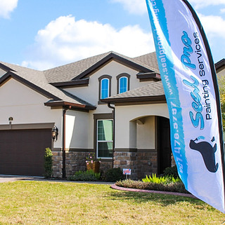 Seal Pro Painting | Residential Exterior Painting | Exterior Painting of a home in Oviedo, Florida using Sherwin Williams Exterior Duration in a Satin Finish.