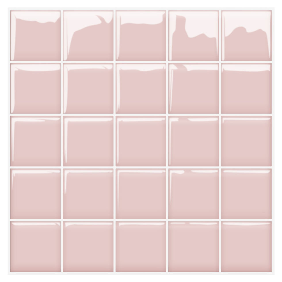 Square | Zomerroze met witte voeg