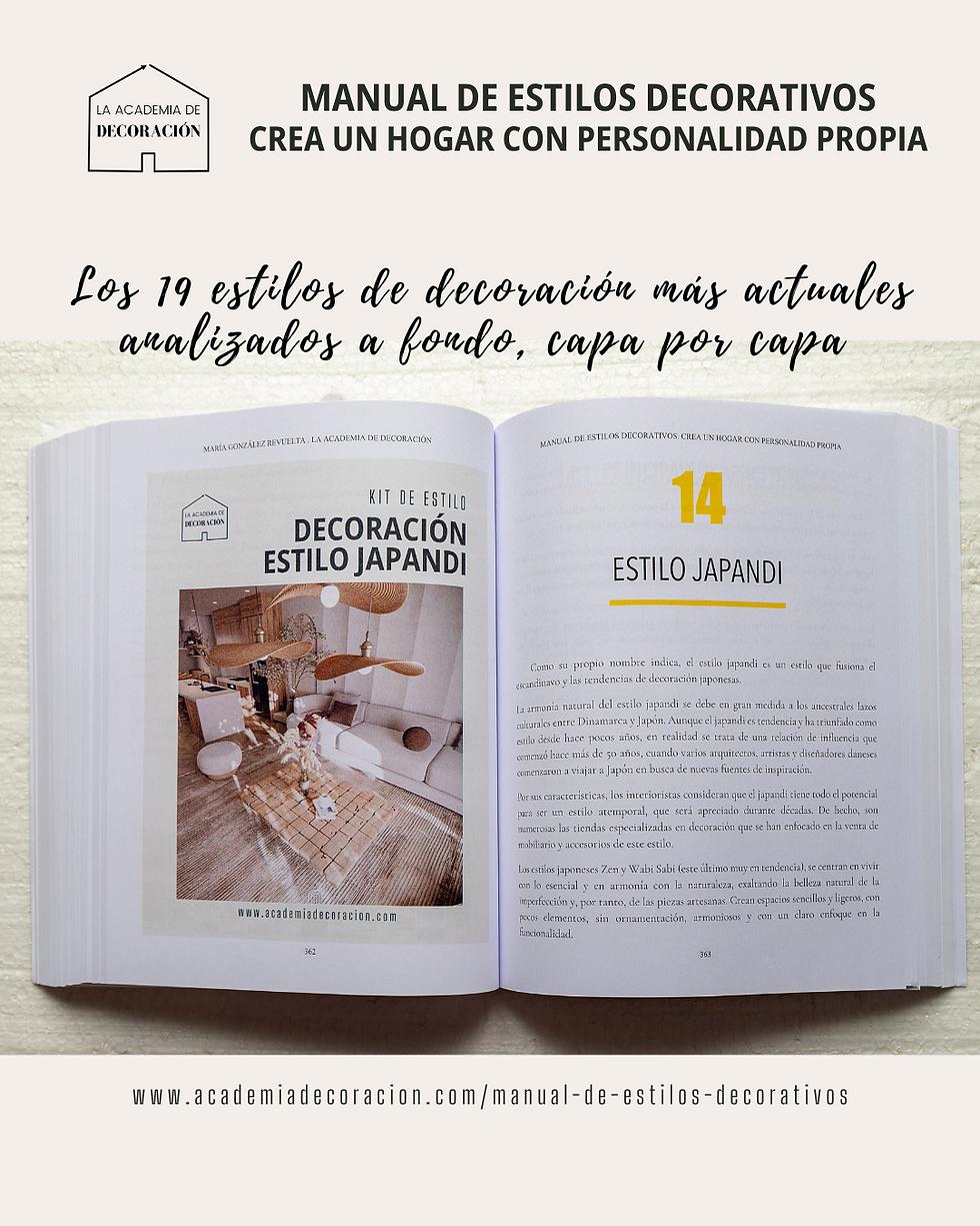 MANUAL DE ESTILOS DECORATIVOS | María González Revuelta, La Academia de Decoración
