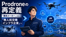 Prodroneの再定義 「機体メーカー」から「無人航空機インフラ企業」へ