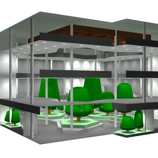 Green plant workspace