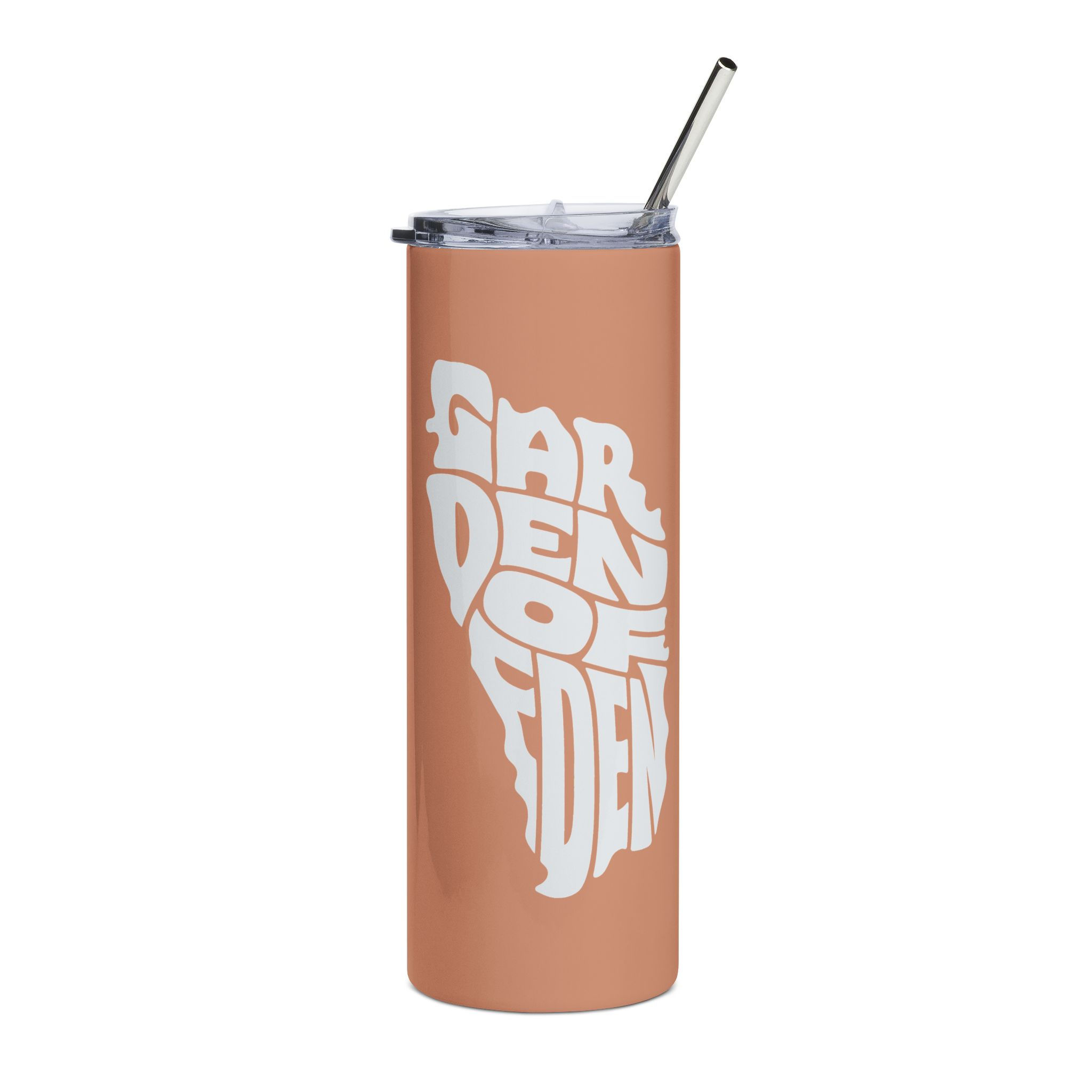 20oz Stainless Steel Tumbler — 'Garden of Eden' Coconut & Cream