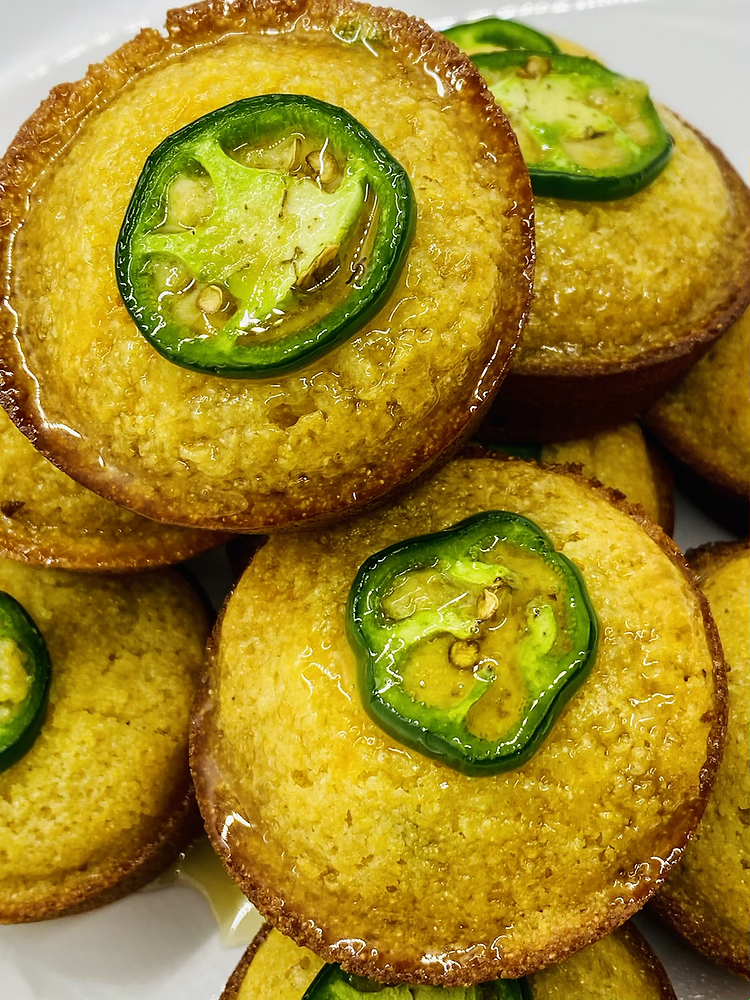 Jalapeño Cheese Cornbread Muffin Recipe