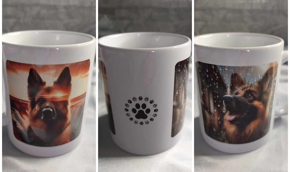 Thumbnail: PERSONALISED WHITE CERAMIC MUG