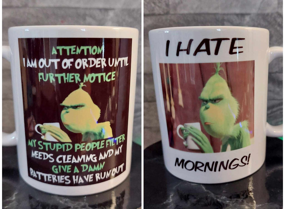 Thumbnail: PERSONALISED WHITE CERAMIC MUG