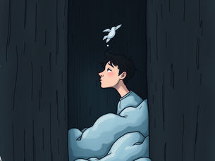 AI-generated image: dream of being trapped in a dark room