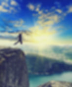 Woman in meeting room discussing with team