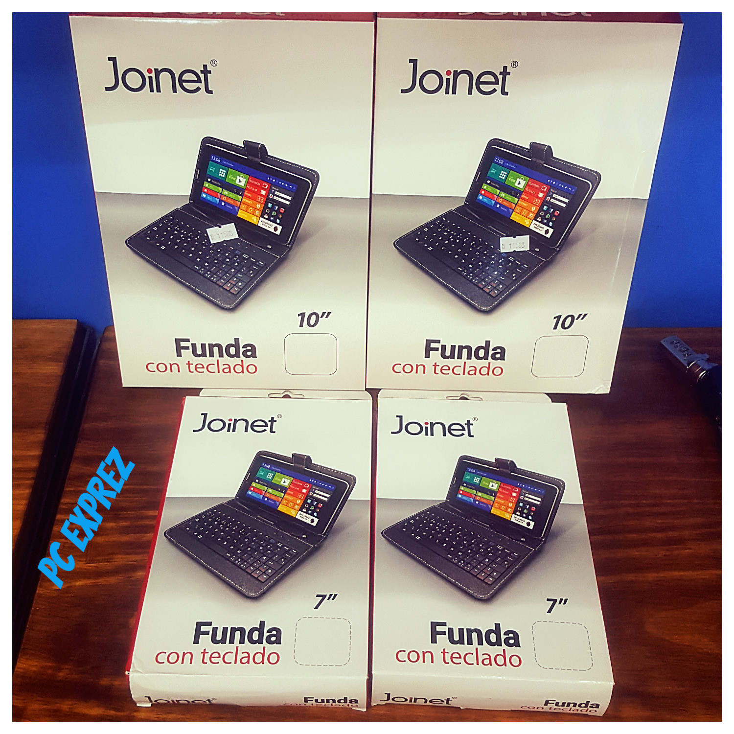 Funda con teclado para tablet de 7" y 10"