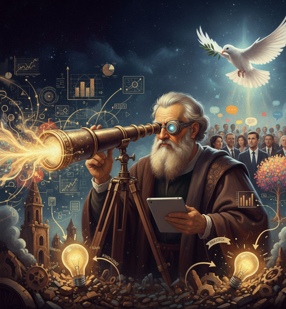 Así como Galileo mostró que la verdad surge de la observación y el razonamiento, mi propuesta es acompañar a las empresas para que su gente aprenda a mirar, a cuestionar y a descubrir nuevas posibilidades. Esa es la clave para sostener la competitividad en un mundo cambiante.