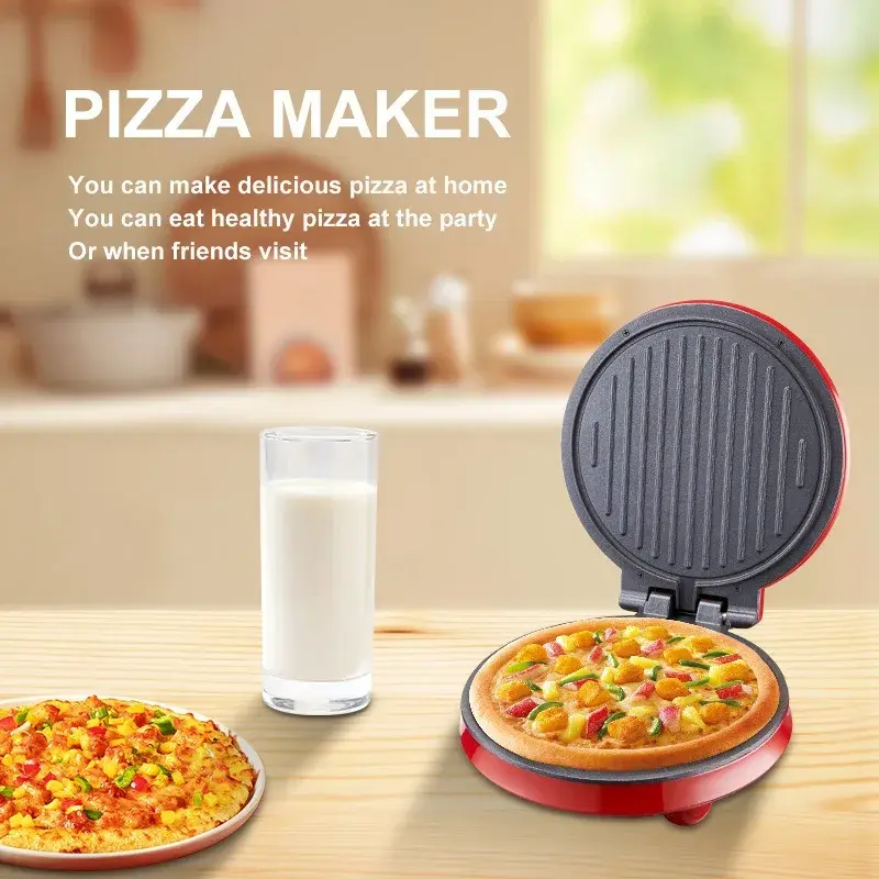 110V Electric Pizza Machine, Double-sided Heating Electric Cake Pan, Pancake Mac