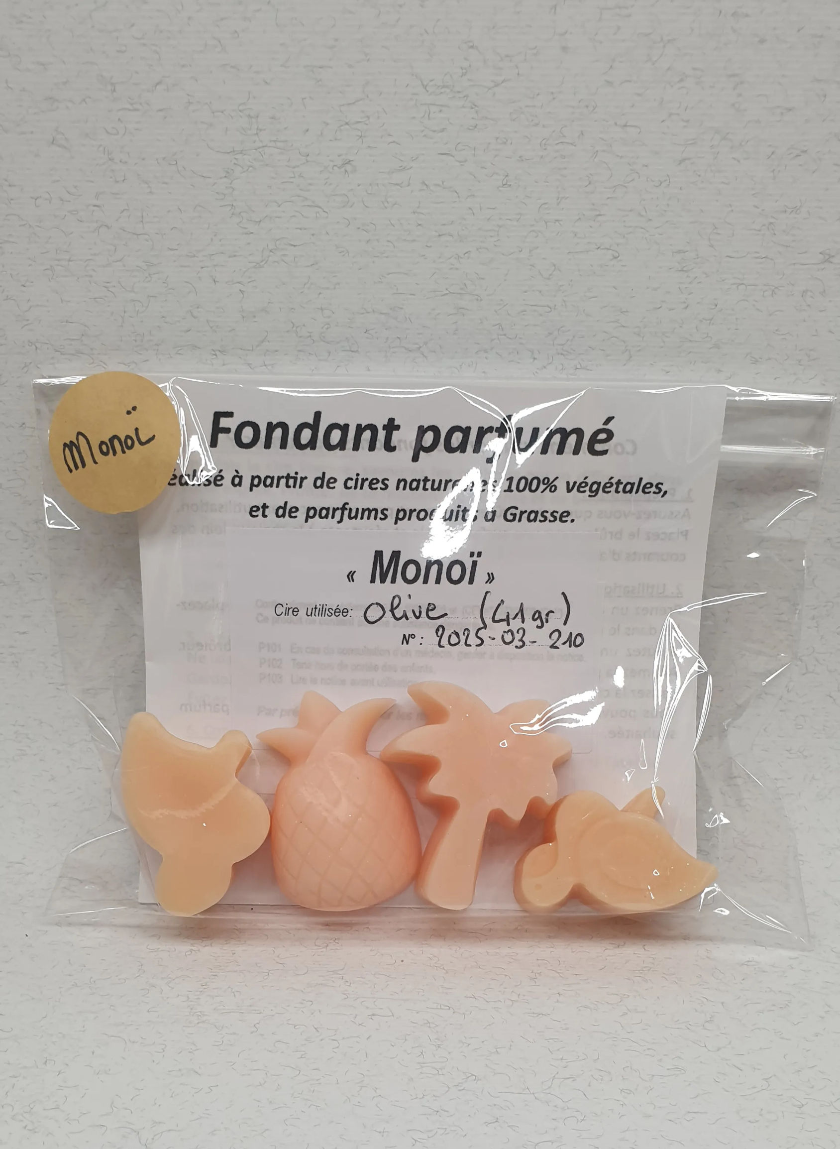 4 Fondants Monoï (41gr)
