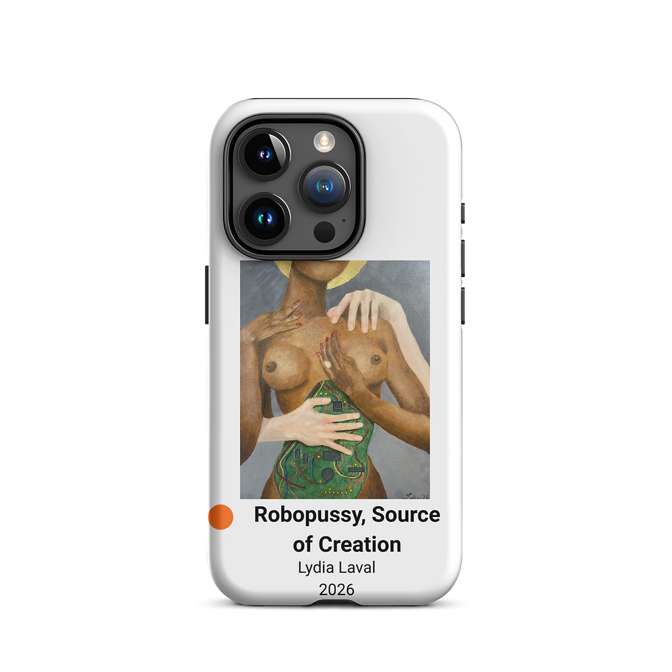 Thumbnail: Robopussy Tough Case for iPhone® - White