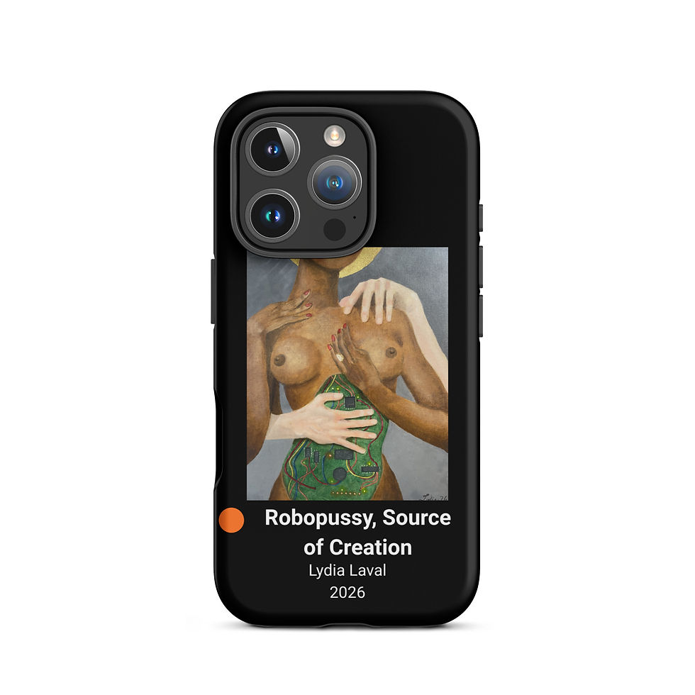 Thumbnail: Robopussy Tough Case for iPhone® - Black