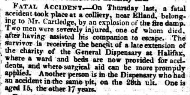Halifax Express 10th March 1825
