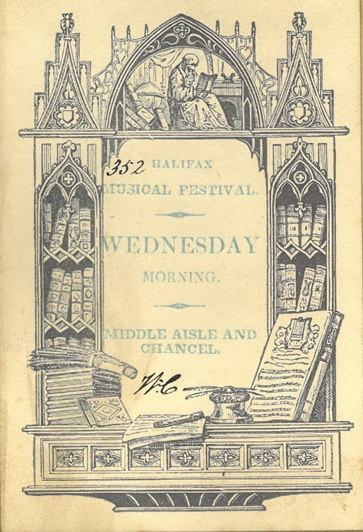 Ticket for Halifax Music Festival 1830