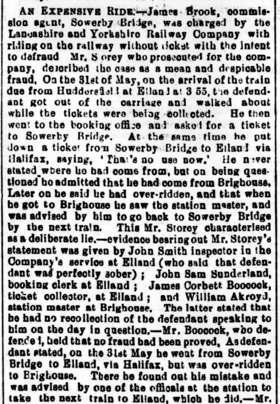 Brighouse and Rastrick Gazette, 5th August 1893