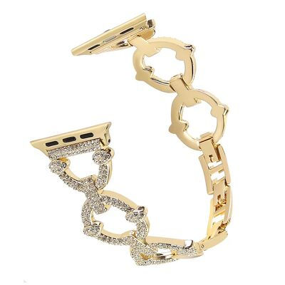 תמונה ממוזערת: רצועה לשעון אפל דמוי יהלומים