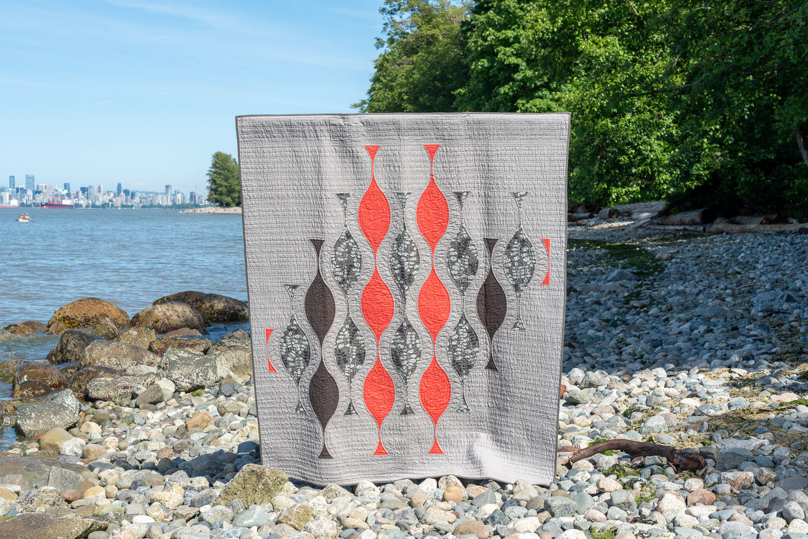 Flow Quilt Pattern Throw Size