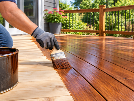 Should You Repair or Stain a Weathered Deck First?