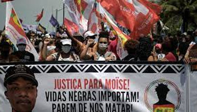 Demonstrators protest murder of Congolese refugee in Brazil
