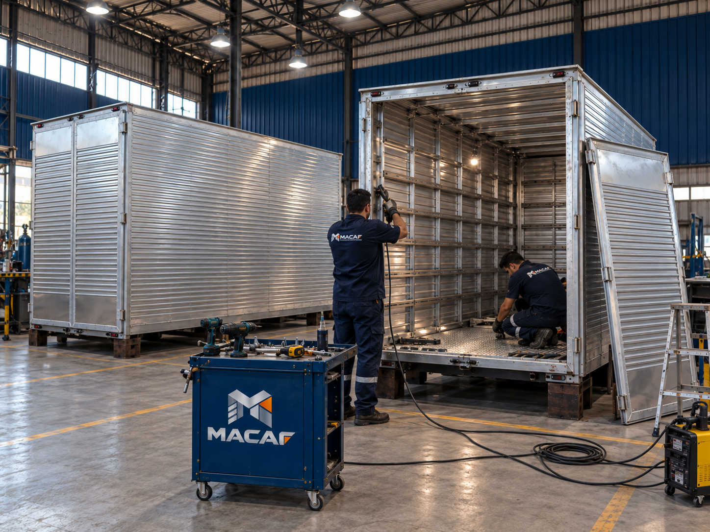 Serviço de reforma de baús - MACAF Implementos Rodoviários