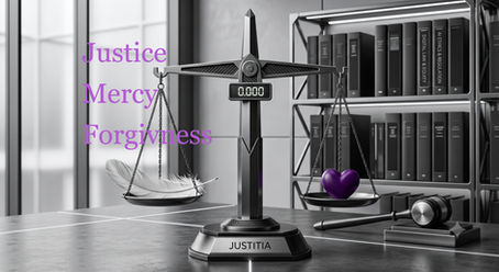 Justice, Mercy, Forgiveness