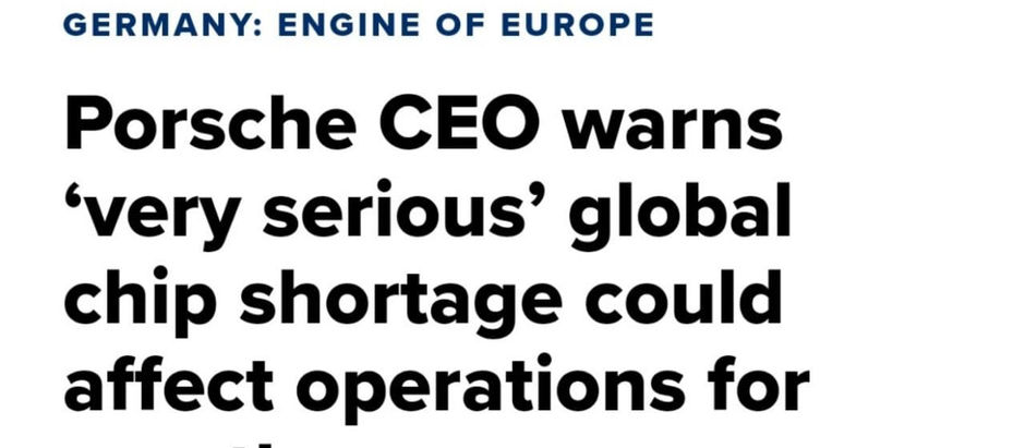 Problemi per PORSCHE