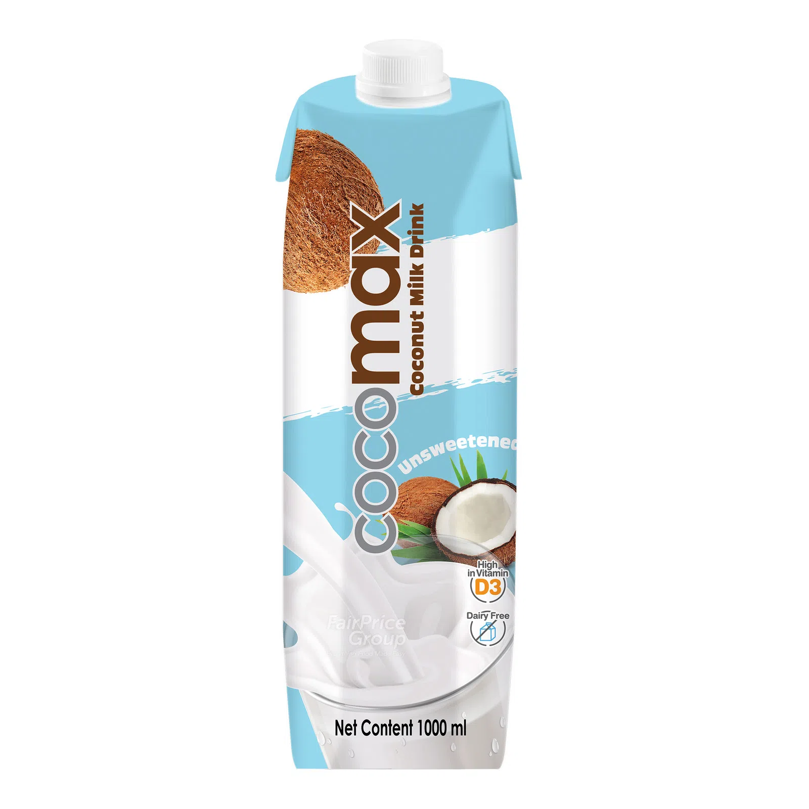 Leche descremada de coco